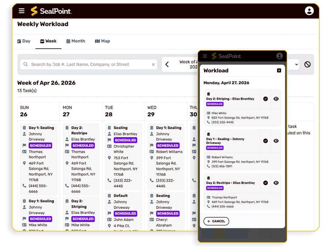 Plan Your Schedule